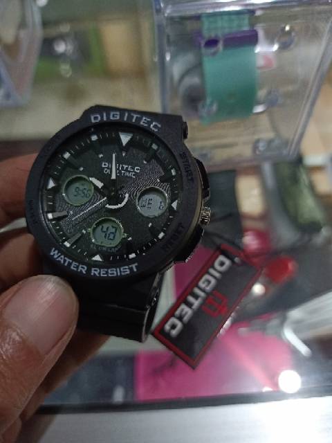 Jam tangan Digitec water resist double time series women