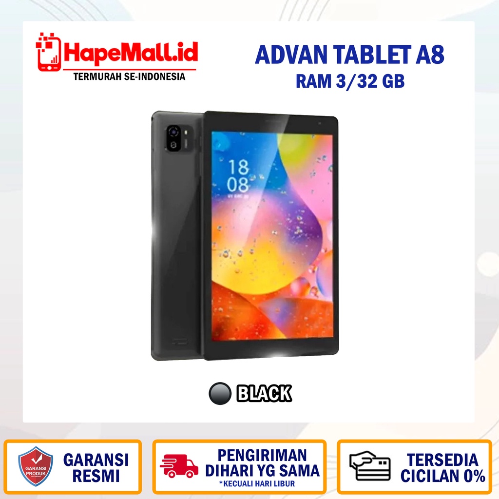 ADVAN TAB A8 RAM 3/32 GARANSI RESMI TERMURAH