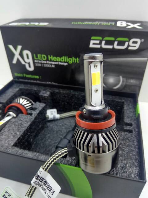 LAMPU MOBIL H11 LUMINOS 30W 3WARNA