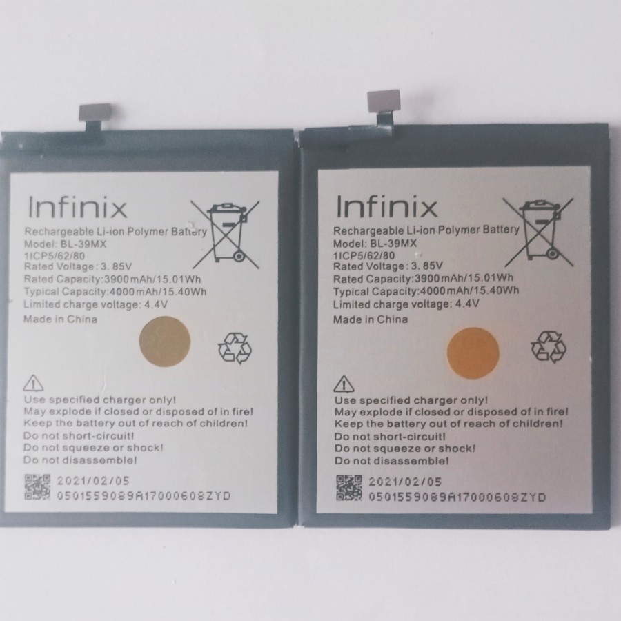 Baterai batere baterry Infinix bl39mx baterai Infinix Smart 3 Plus