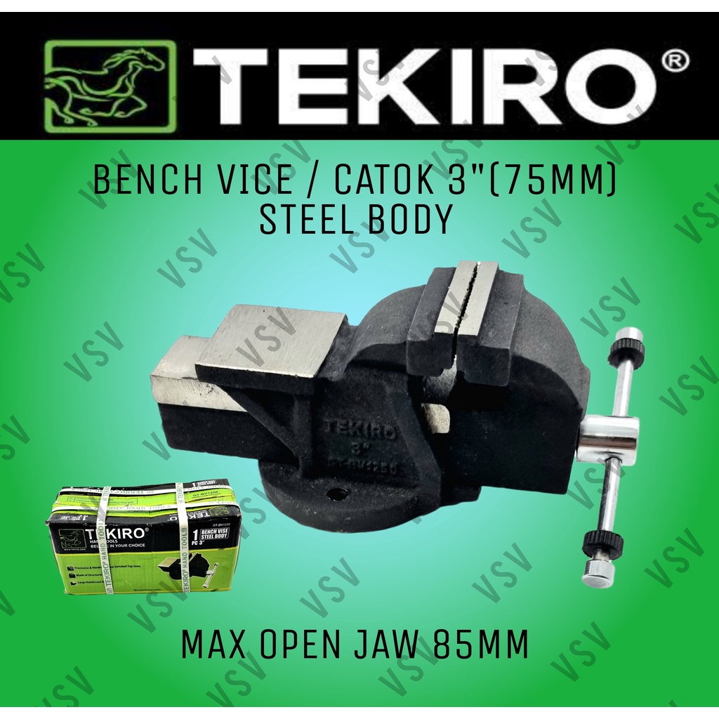 TEKIRO CATOK 3&quot; RAGUM 3&quot; BENCH VICE 3&quot; BAIS CATOK PARON 3&quot; TEKIRO