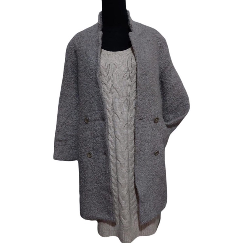 Preloved Pea Coat Wool IMANA