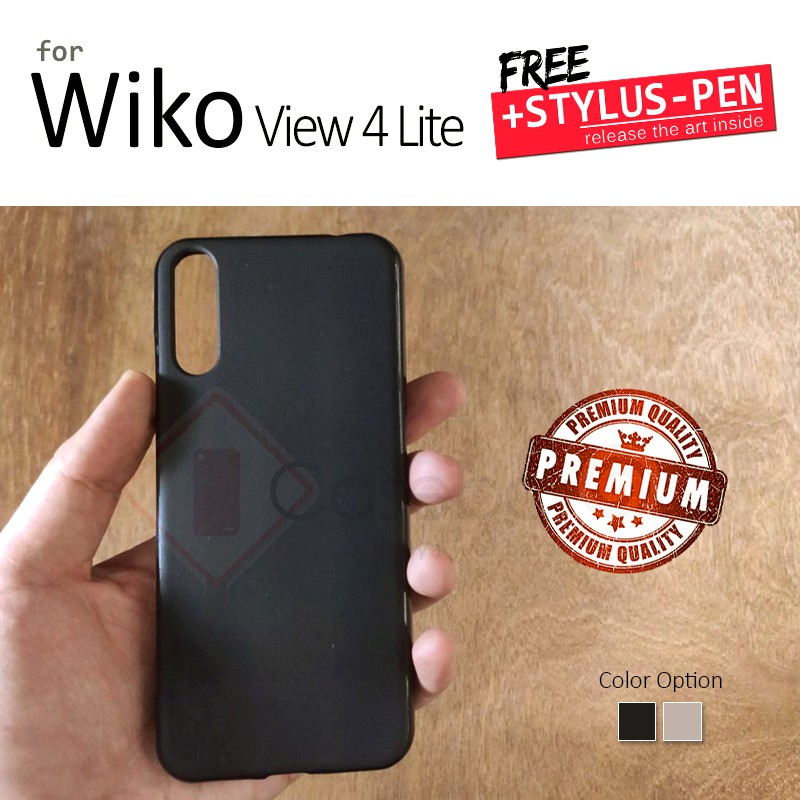 Wiko View 4 Lite - Elegant Matte TPU Full Protection Soft Case
