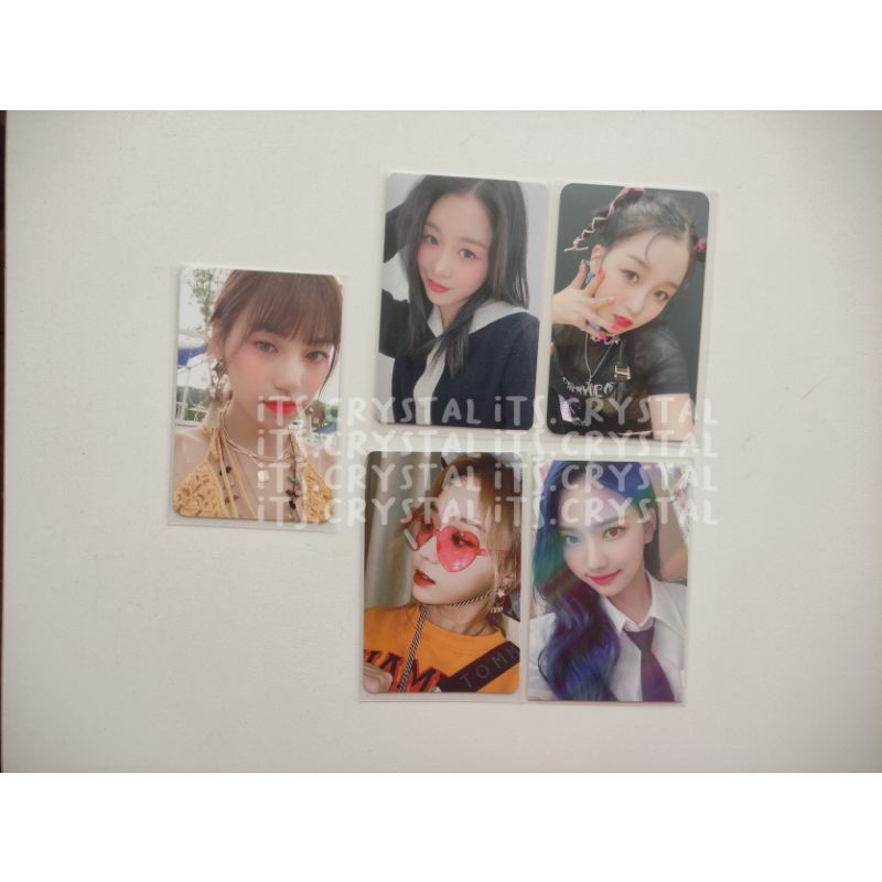 read desc AESPA Winter KEP1ER Hikaru STAYC Isa WEKIMEKI Doyeon photocards
