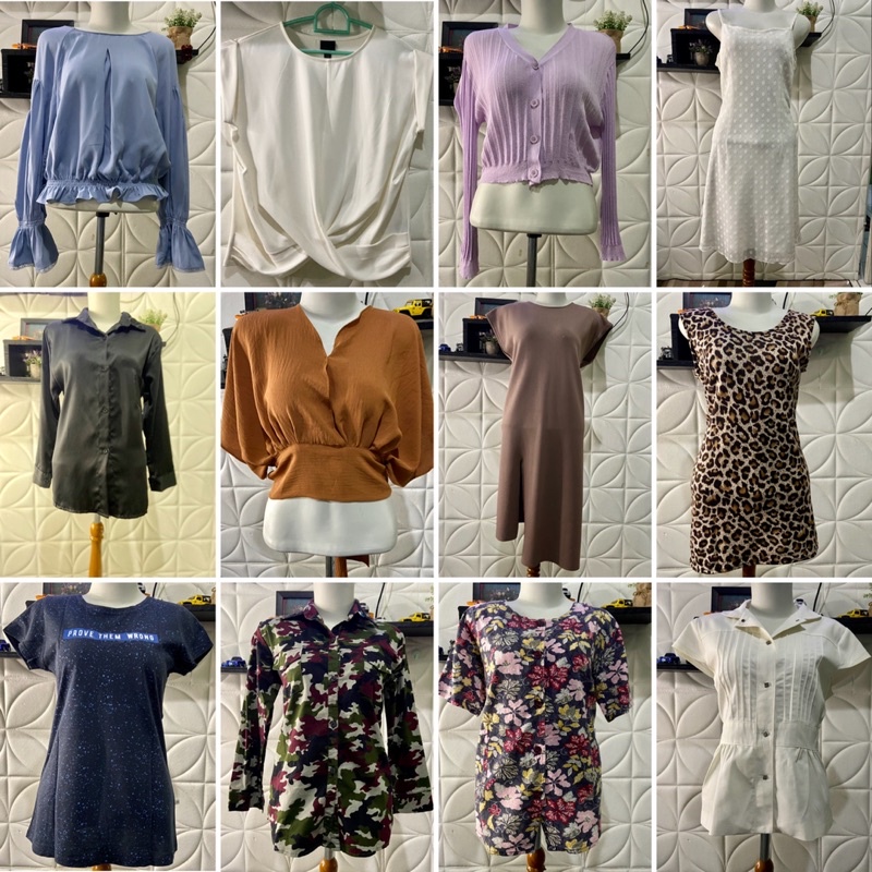Blouse/Crop Top/Dress/Kemeja/Kaos/Lingerie/Second/ Like New/ PL Pribadi