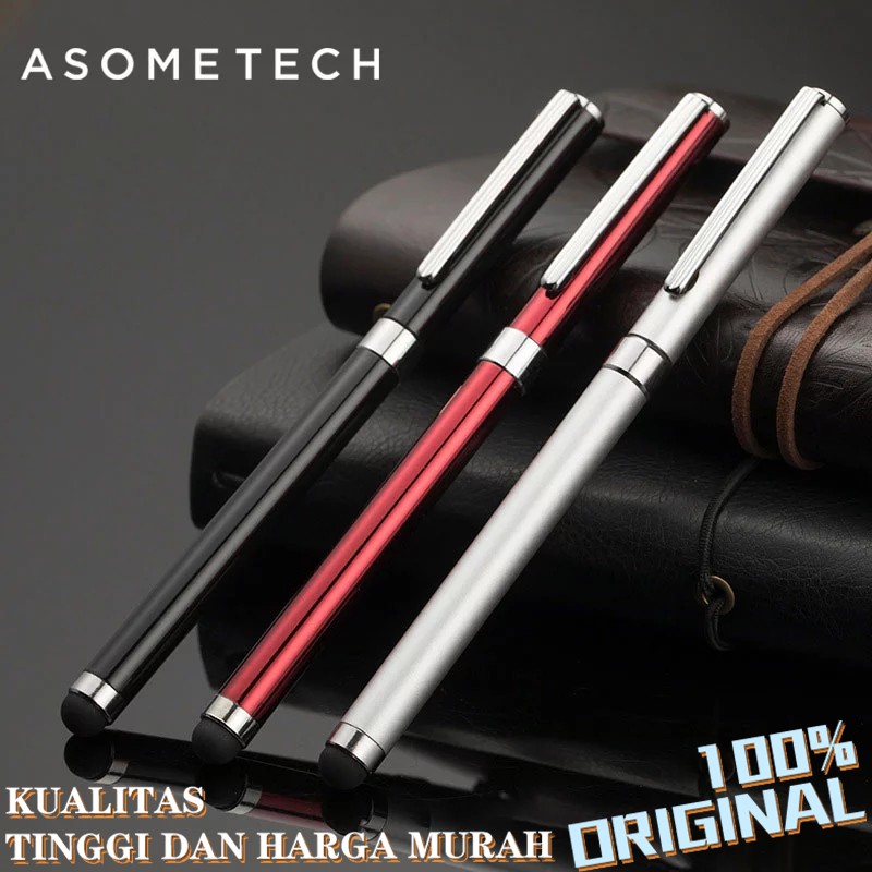 

Factory direct iPad metal neutral fountain pen business gift capacitive pen custom logo touch screen