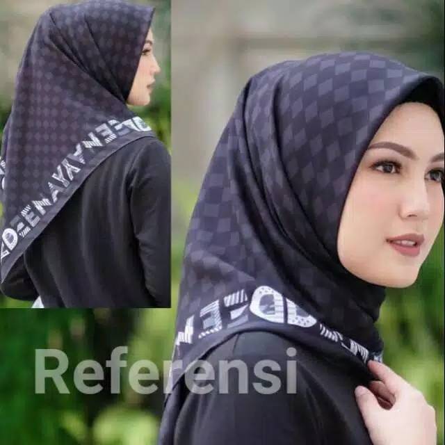 Kerudung ala Zara deenay hijab jilbab segi empat