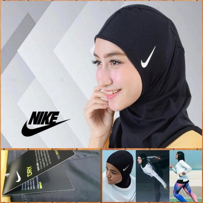 Jilbab Hijab Olahraga Wanita Sport Jilbab Berenang Lari Running Grade Ori Kualitas Terbaik