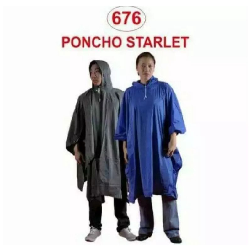 mantel poncho / jas hujan ponco / mantel jas / jas hujan jubah