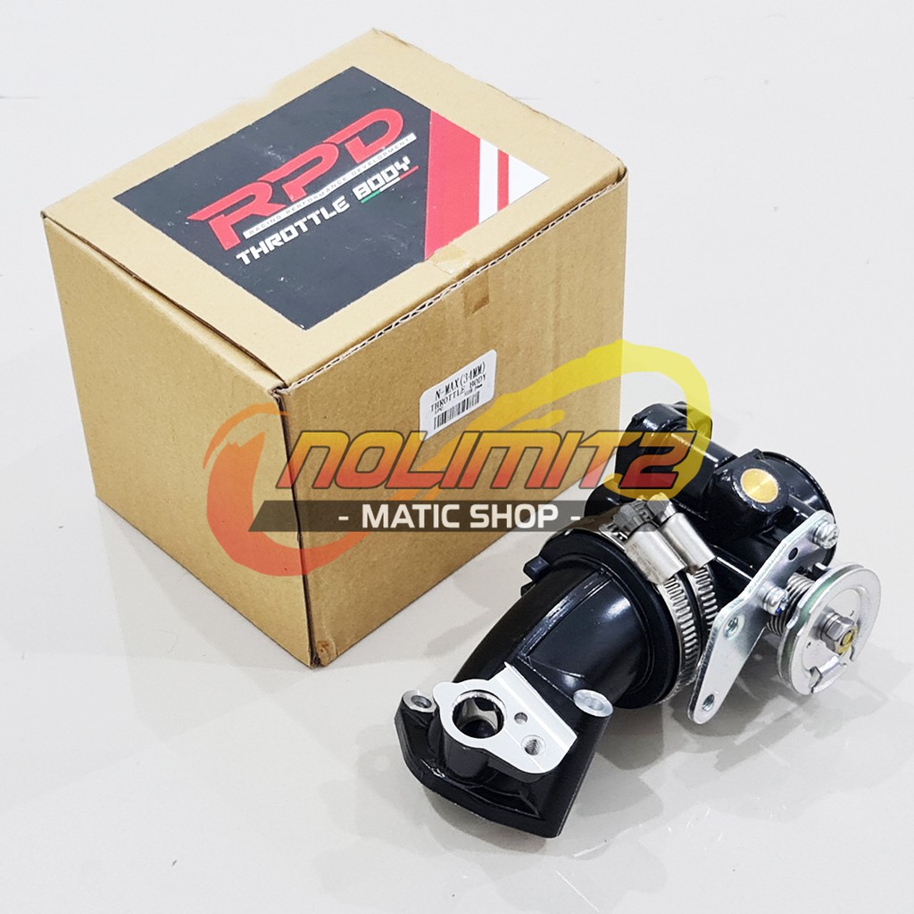 Throttle Body RPD Pipa Gas Udara Racing 34mm Yamaha NMAX OLD