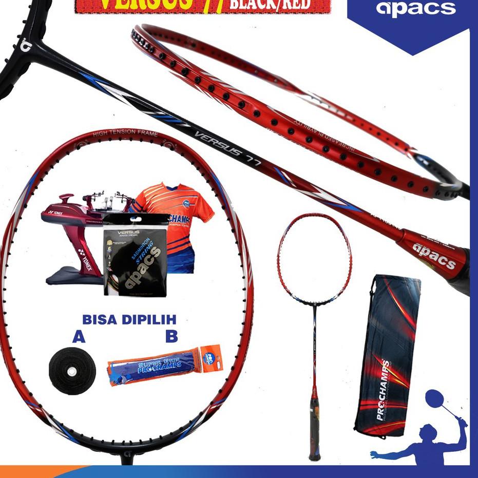 Lagi Tren.. Apacs Versus 77 Raket Badminton Original