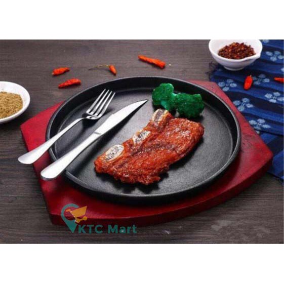 Jual KTCmart Hotplate Bulat (Round) / Hotplate Steak / Piring Steak