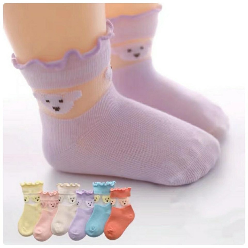 BANYAK MOTIF CATELL CATTLE CATTEL LOVE KAOS KAKI HANGAT BAYI LUCU WARNA WARNI