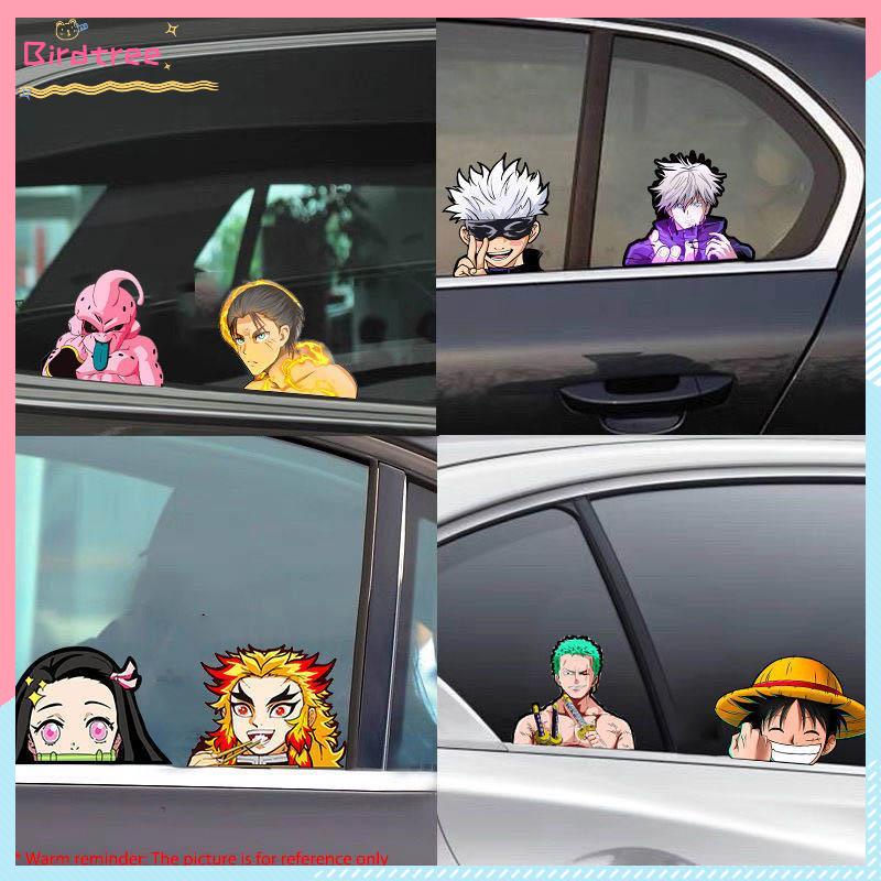 

[Readystock❤️COD]3D Gradien Kartun Stiker Casing Ponsel Ilusi Universal Stiker Mobil Tahan Air- BS