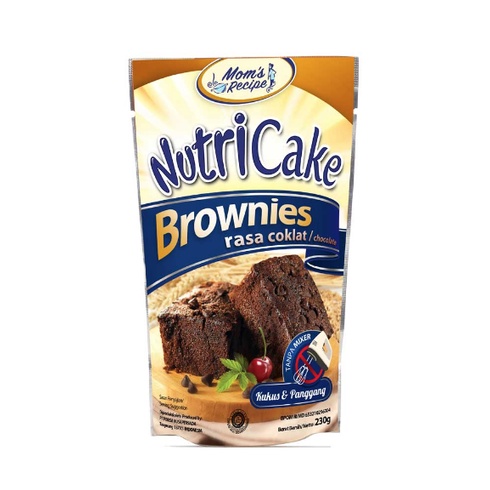 

NUTRI CAKE BROWNIES COKLAT KEJU CHEESE CHOCOLATE 230 GR