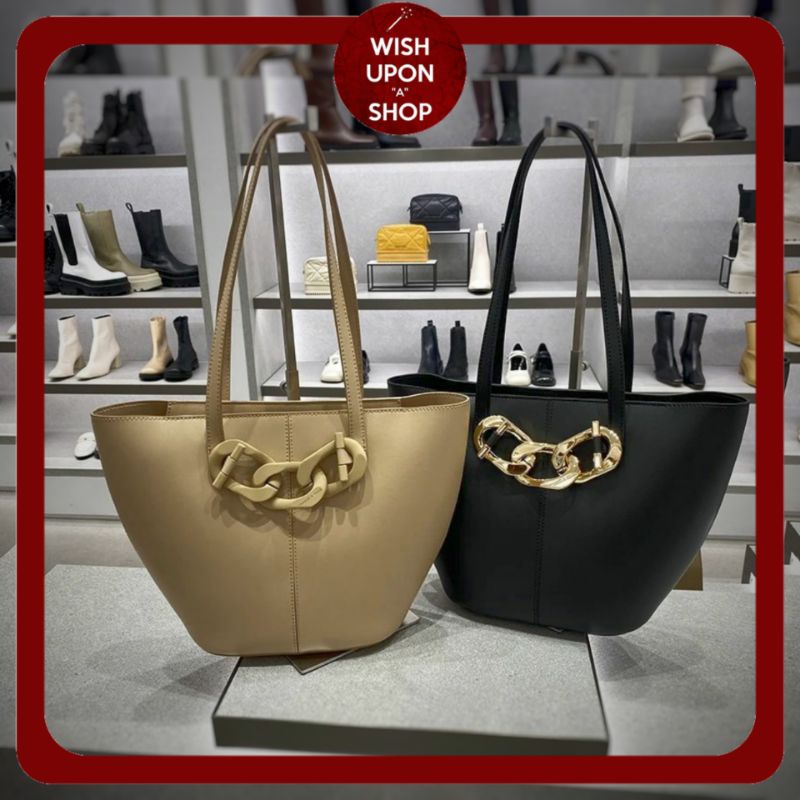 CK Layla Chain Link Tote Bag