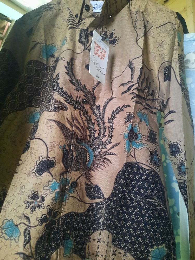 Kemeja Batik Pria Lengan Panjang Slimfit Barilie Asmobakti Motif Trendy Bahan Adhem