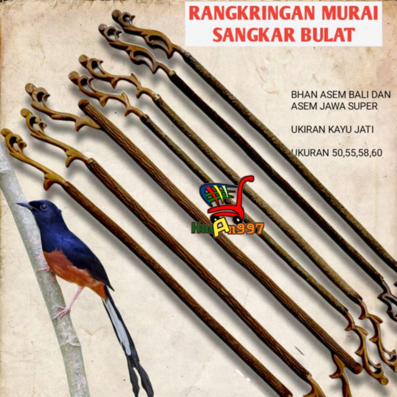 TANGKRINGAN BURUNG MURAI BATU TANGKRINGAN UKIR
