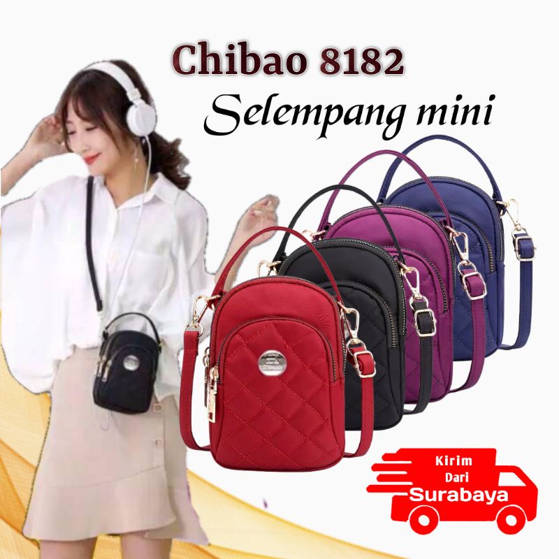 Tas slempang wanita, chibao mini CB 8182 - 1# / CB 8182 - 8#