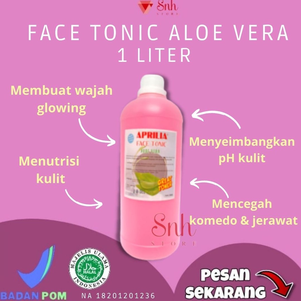 Face Tonic 1 Liter/Toner Wajah literan/Toner Muka/Toner glowing/toner wajah glowing/toner wajah/skinker glowing/toner jerawat/glow glowing/toner murah/toner pemutih/toner pelicin/face mist penyegar wajah/face mist bpom/face mist glowing/toner curah bpom