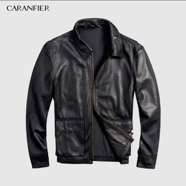 JAKET KULIT PRIA ASLI KULIT DOMBA SUPER