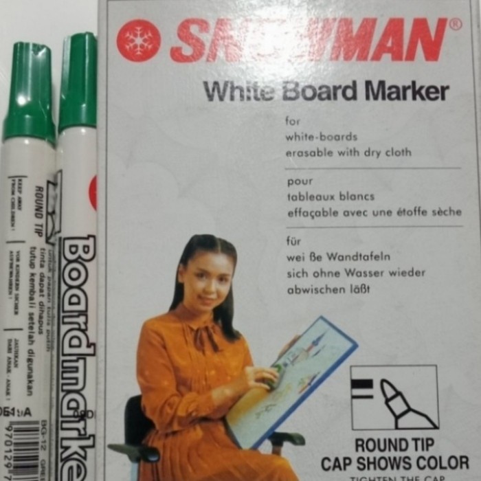 

Cantik Spidol Snowman Whiteboard Bg-12 ( Harga 1 Pack Isi 12 Pcs) Terlaris