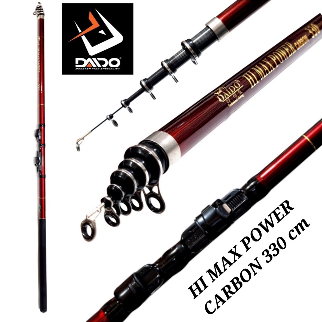 joran tegek kolong daido hi max power carbon 330 cm