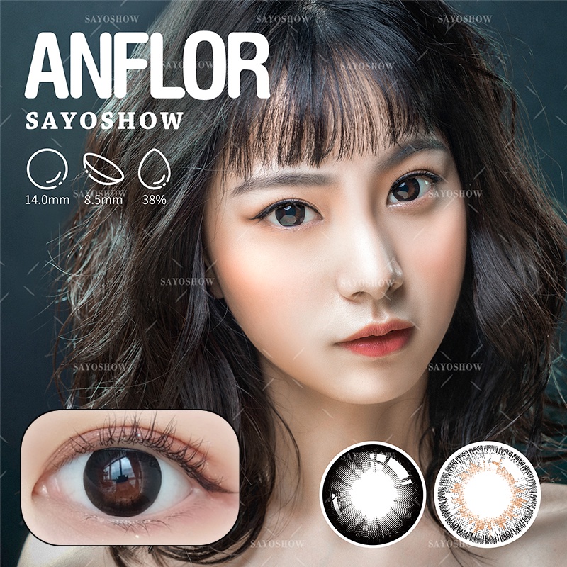 SAYOSHOW - Softlens ANFLOR Normal, Minus 1.00 S/D 8.00 (14 mm)