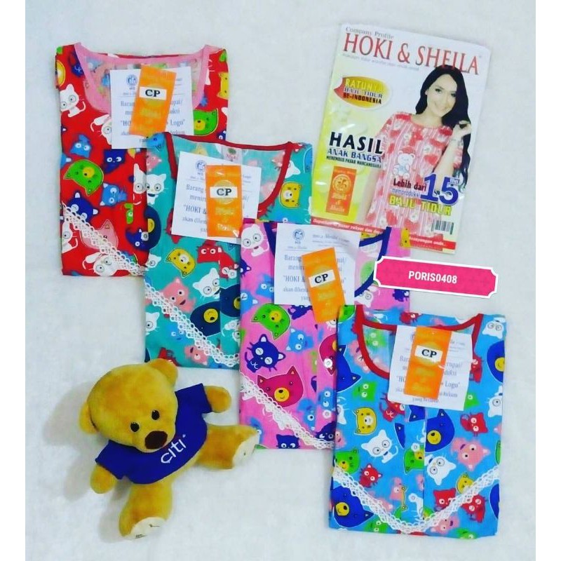 [GROSIR 3] Baju Tidur Wanita CP Katun Hoki &amp;Sheila