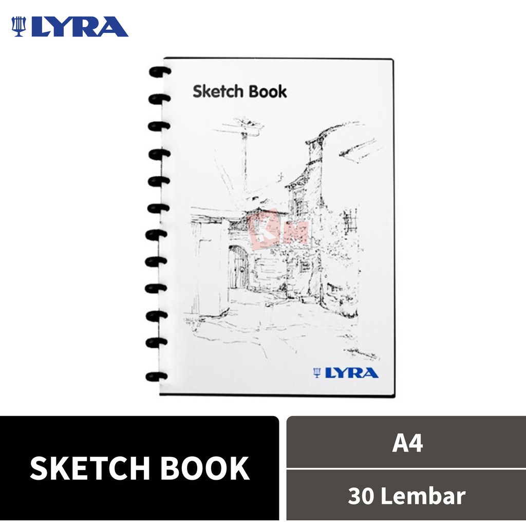 Sketch Book Buku Sketsa A4 Lyra Bantex 30 Lembar Pages 9210.260 150 gsm