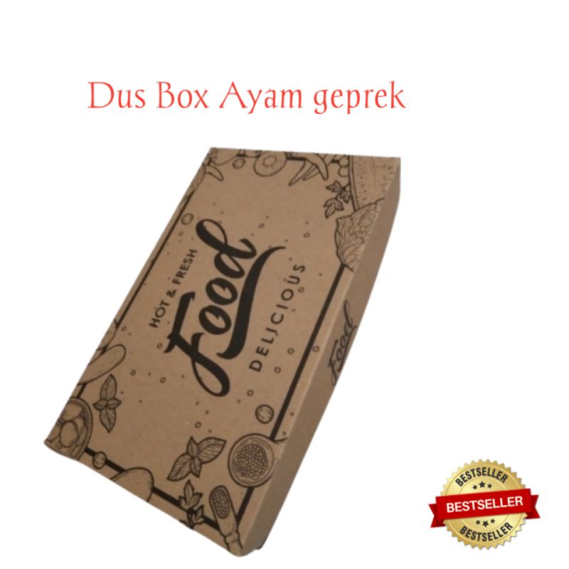 

Dus Box Ayam geprek