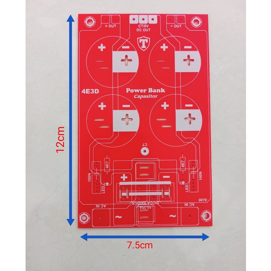 PCB PSU 4 ELCO Pcb power bank Capasitor elcho 4 pcb elco 4