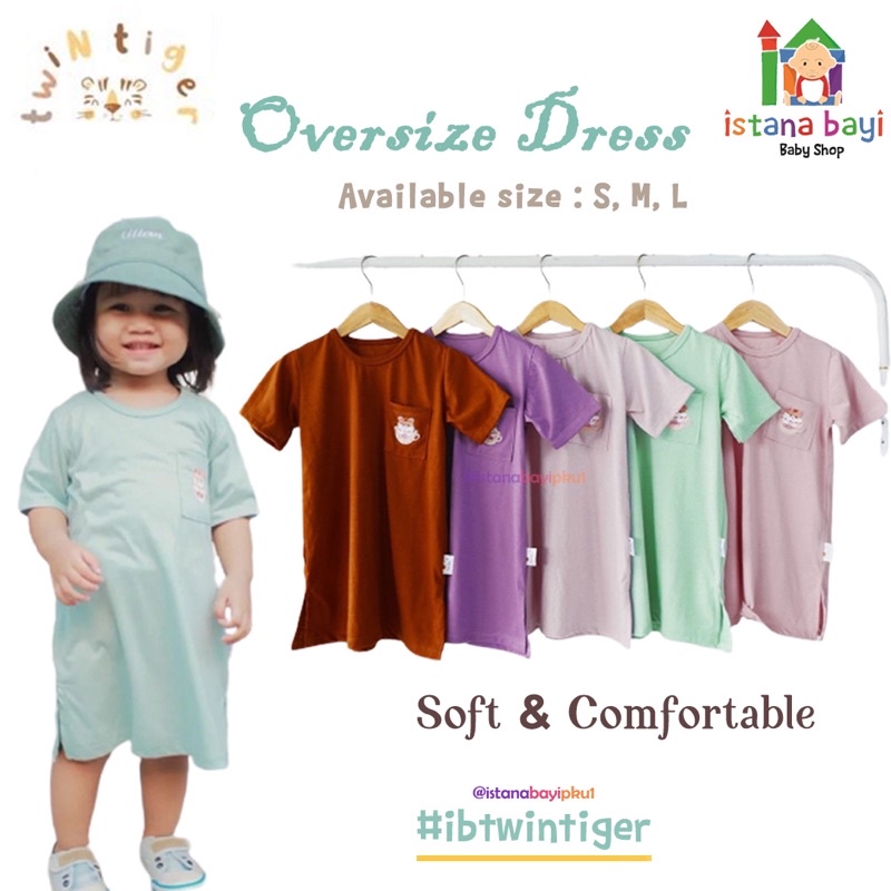 TwinTIger Oversize Dress - Dress Bayi / Anak