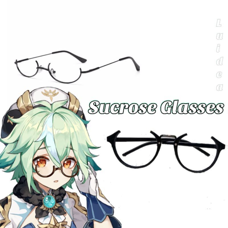 Kacamata Sucrose Genshin Impact Cosplay