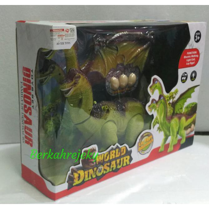 Mainan World Dinosaurus Kepala 3 Best Seller