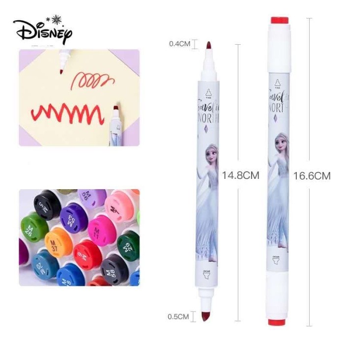 

Terbatas Disney Frozen Ii Marker Drawing Pens 2 Tips Original Licensed Bergaransi