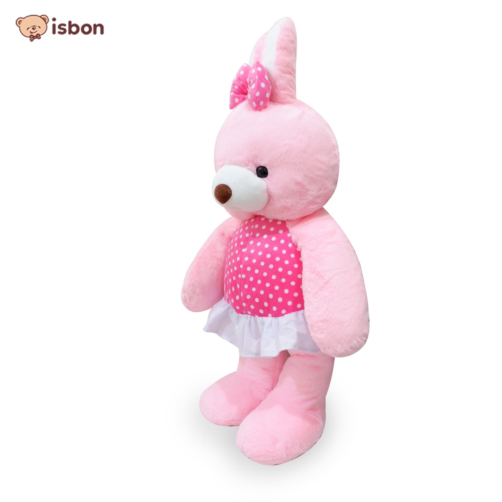 Boneka Kelinci Jumbo Bunny Istana Boneka STD Rabbit Carnival plush pink jelly besar hadiah kado bulu halus jojon