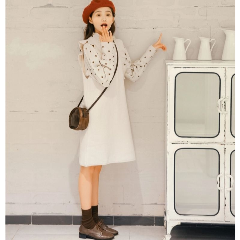 MDLV ~ 0478 PEVITA KNIT DRESS KOREA STYLE DRESS RAJUT CANTIK DRESS RAJUT PREMIUM FASHION IMPORT