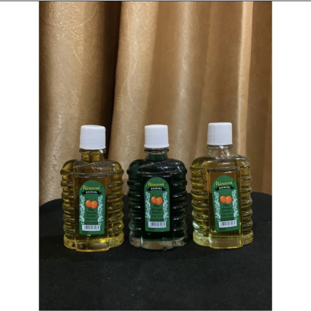 Minyak Kemiri Teh Minarni Kuning dan Hijau 35 ML
