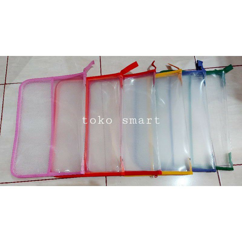 

map plastik resleting jala big/ziper bag big 7001