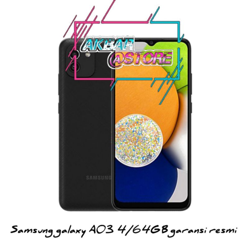 SAMSUNG GALAXY A03 4/64GB GARANSI RESMI