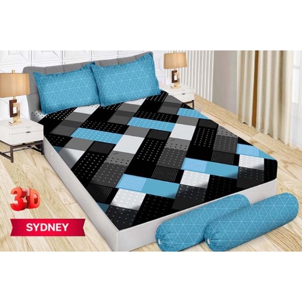 ❤ IJN ❤ Sprei BONITA B4 BANTAL 4 180x200 Motif Terbaru 3D Disperse (BISA COD)