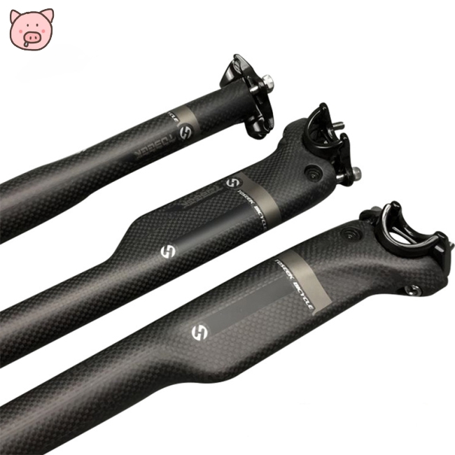 Tabung Jok Sepeda  Bahan  Carbon  Fiber untuk Pria Wanita 