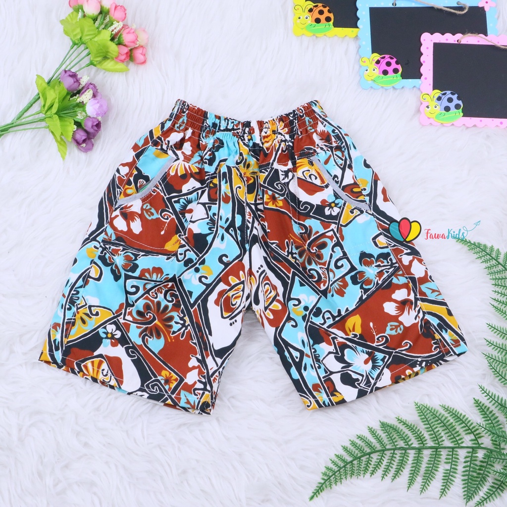 Raline Pants Kids uk 4-5 tahun / Celana Harian Pendek Anak Laki Perempuan Bawahan Pants