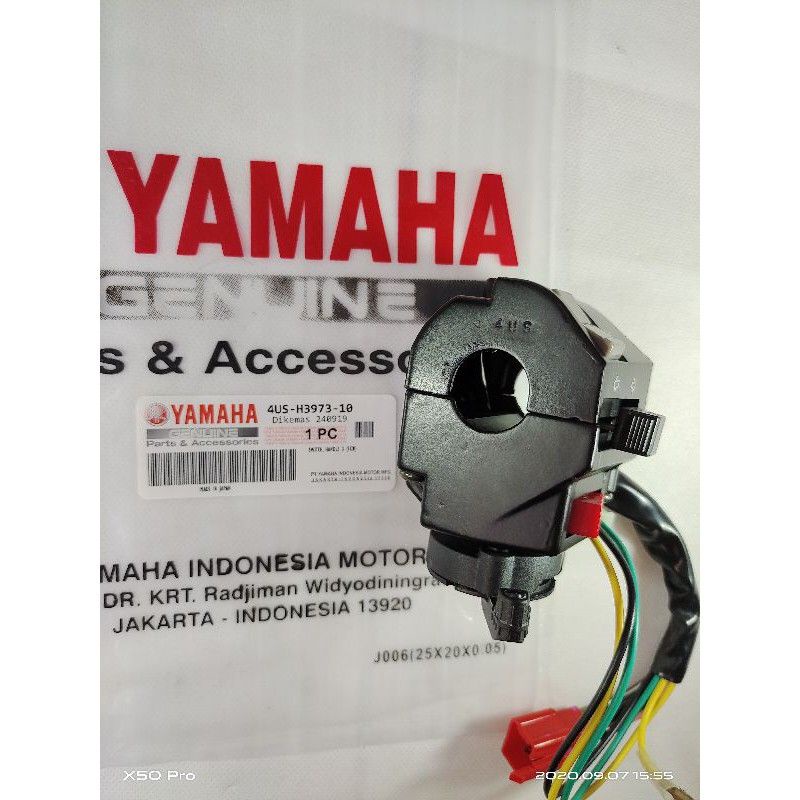 saklar holder yamaha force 1 - fizr bagian kiri original