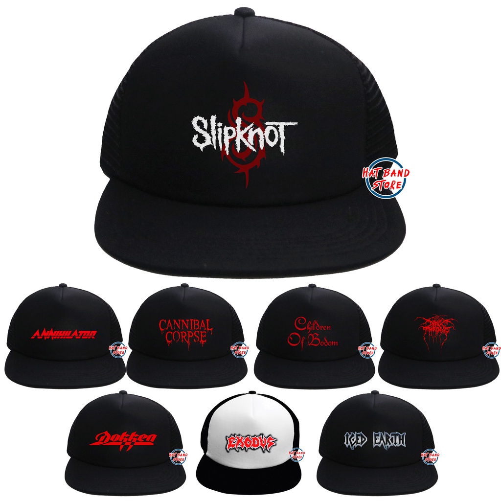 Topi Band / Topi Band Metal / Topi Band Metal Part 10 / Topi Trucker / Topi Snapback / Topi Jaring S