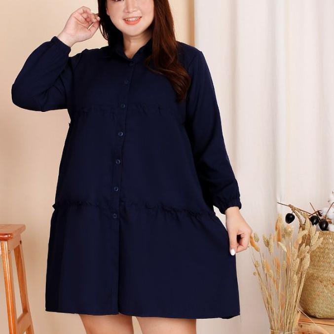 ➸ LD 120 DRESS JUMBO WANITA ✩