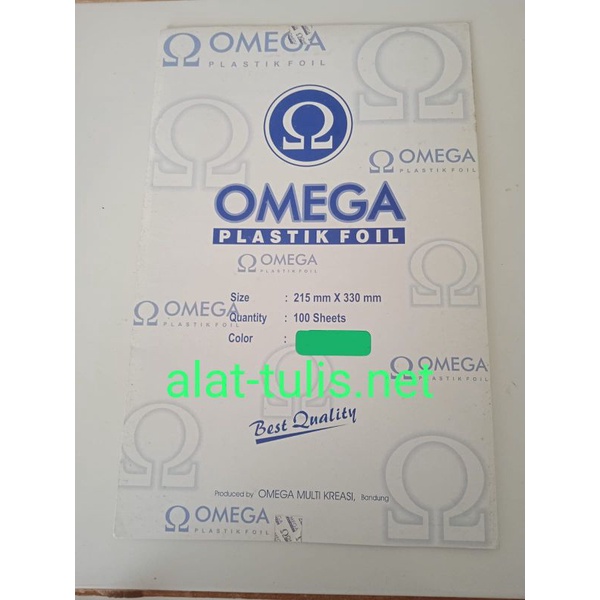 

Plastik Foil Omega Warna Hijau