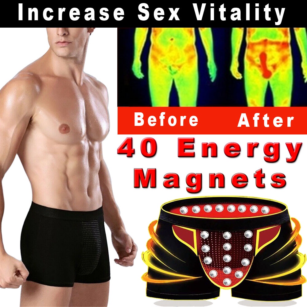 Celana Dalam Boxer Pria Magnetic Therapy Meningkatkan Vitality dan kesehatan Mr.P melancarkan