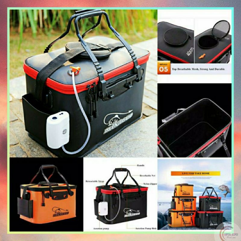 Tas Pancing Tempat Udang / Ikan Hidup